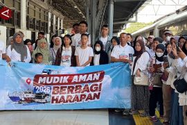 Begini suasana mudik gratis bersama Kantor Berita ANTARA