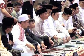 Pejabat negara gelar shalat Id di Jakarta, Prabowo fokus ke Aceh