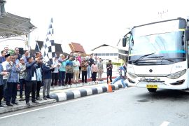 Sebanyak 200 orang nikmati layanan mudik gratis Pemkot Banjarmasin