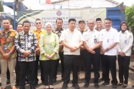 Gubernur Babel lepas pengiriman kompos produksi Lapas Pangkalpinang