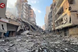 Serangan bertubi Israel sisakan kerusakan parah di pinggiran Beirut