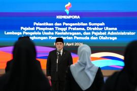 Menpora lantik Pejabat Tinggi Pratama Kemenpora