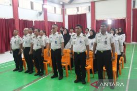 Langkah Baru Kemenimipas, Lapas Pekanbaru Ikuti Pelantikan Pimpinan Tinggi Madya