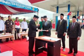 Wabup Barut harapkan pergantian direksi PT MBSM tingkatkan kinerja dan distribusi BBM