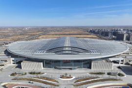 Xiong'an new area speeds up its construction as a futuristic city