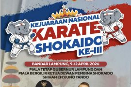 Lampung tuan rumah Kejurnas Karate Shokaido 2026