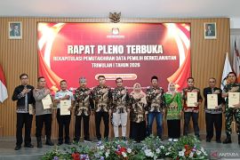 KPU Bojonegoro tetapkan 1.056.286 pemilih dalam rekapitulasi PDPB