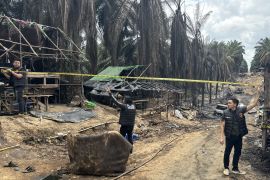 Polisi buru pemilik sumur minyak ilegal terbakar di Musi Banyuasin