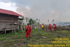 Manggala Agni menginap empat hari padamkan karhutla di Bengkalis Riau