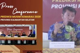 BMKG: Kemarau di Kalsel datang lebih awal dan lebih kering April-Mei