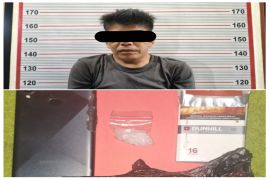 Polsek Banjarmasin Selatan ringkus buruh di Kelayan bawa sabu