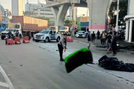 Polisi dalami penyebab tewasnya pengemudi ojek daring dalam kecelakaan di Jakut Jumat pagi