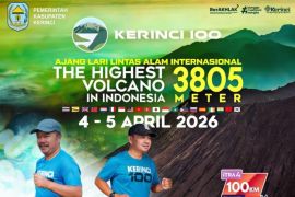 Lomba lari "Kerinci100" diikuti 835 peserta dari 20 negara