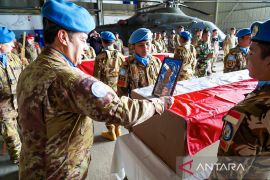 UNIFIL gelar upacara pelepasan jenazah tiga prajurit TNI