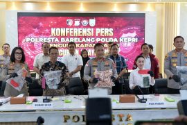 Polda Kepri ungkap kasus pencurian fasilitas umum di Kota Batam
