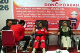 SKK Migas--PetroChina Jabung konsisten gelar donor darah perkuat ketahanan stok darah di Jambi