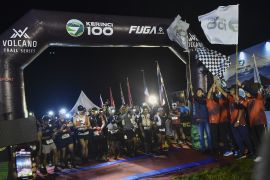 Lari lintas alam Kerinci 100 di Jambi