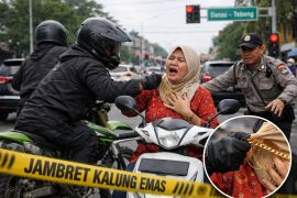 Cerita kalung emas 30 gram ibu-ibu yang digasak jambret di lampu merah Kota Bengkulu
