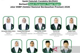 Sembilan santri Sekolah Cendekia Baznas tembus PTN lewat SNBP 2026
