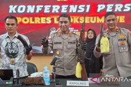 Polisi sita senjata ilegal di Lhokseumawe, ada senapan AK 47
