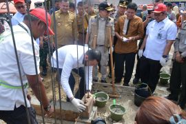 Groundbreaking Huntap di Kuranji; BNPB juga percayakan Sepablock di Sumut dan Aceh