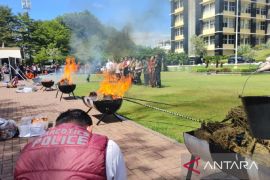 Polda Sumbar musnahkan 108 kilogram narkoba sitaan