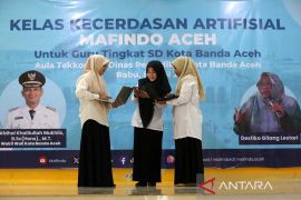 FOTO - Kelas kecerdasan artifisial untuk guru