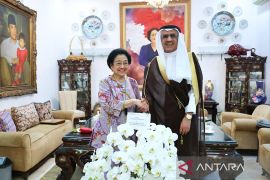 Dubes Saudi minta Megawati berperan aktif terkait situasi Timur Tengah
