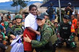 Koops TNI Habema gelar baksos di Distrik Gome-Puncak Papua Tengah