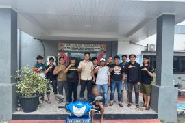 Gunakan motor curian, tahanan kabur Polres Bangka diringkus di Koba