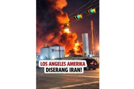 Cek fakta, video Los Angeles diserang oleh Iran