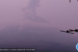 Gunung Semeru erupsi luncurkan awan panas sejauh 2.500 meter