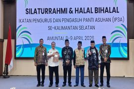 Silaturahmi halal bihalal pengurus panti asuhan se-Kalsel di HSU