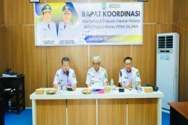 Wabup HSU pimpin rakor e-Monev capaian kinerja SKPD