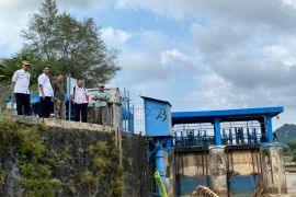 Ketua DPRD Kabupaten Tegal tinjau Bendung Cipero yang jebol