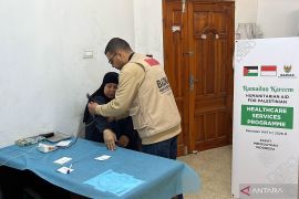 Baznas berikan layanan kesehatan gratis untuk 1.161 warga Palestina