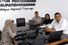 Kantor Pertanahan Pasaman ikuti sosialisasi Juknis penataan akses Reforma Agraria