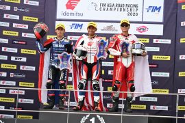 Pembalap Indonesia Herjun Firdaus raih podium di Sepang