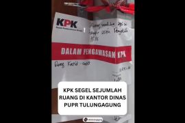 KPK segel beberapa ruang Dinas PUPR Tulungagung