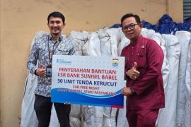 Dukung Car Free Night, Bank Sumsel Babel salurkan bantuan CSR di Pedestrian Atmo