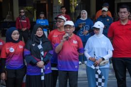 Diinisiasi Ikasmantri, Wawako Maigus Nasir lepas peserta BOM Run 2026