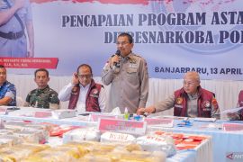 Supian HK dukung penuh komitmen Polda Kalsel berantas narkoba