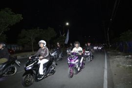 Asmo Sulsel libatkan 300 "bikers" Makassar dalam Honda Jagoan Community Night Ride