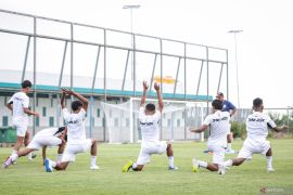 Latihan Timnas Timor Leste U-17 jelang lawan Indonesia