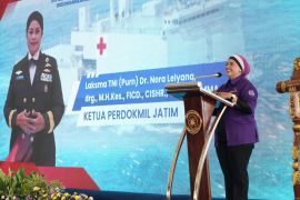 Perdokmil Jatim lantik pengurus di kapal perang KRI Soeharso