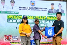 Pemkab Mura laksanakan Gerakan Pangan Murah bantu masyarakat di Dirung Sararong
