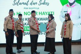 Hj Noor Hayati Bahrul Ilmi terpilih jadi Ketua Kwarcab Batola