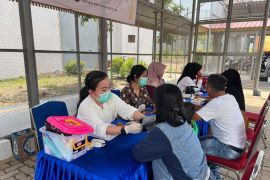 Rutan Batam gelar pemeriksaan kesehatan gratis bagi para pengunjung