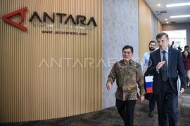 Dirut LKBN ANTARA terima kunjungan Dubes Rusia