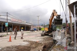 IMIP bangun drainase beton 8,2 Km di jalur Trans Sulawesi Morowali